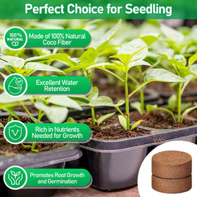 Legigo 40mm coco coir pellet designed for seedling pots and propagation