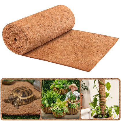 Legigo coco liner roll 16x40 inches for soil retention in pots.