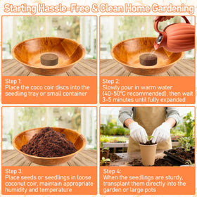 Legigo breathable coir promotes strong roots and steady moisture for seedlings.