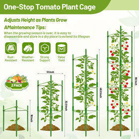 Legigo 10 gallon grow bags paired with cages for compact gardening