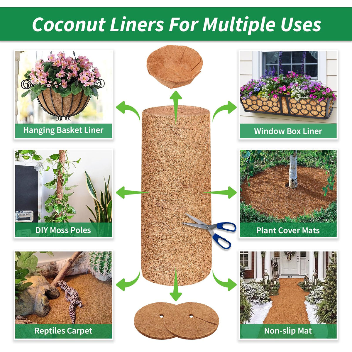 Legigo planter liner helps maintain moisture and healthy roots.