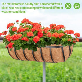 Legigo versatile planters along a porch fence for a garden edge.