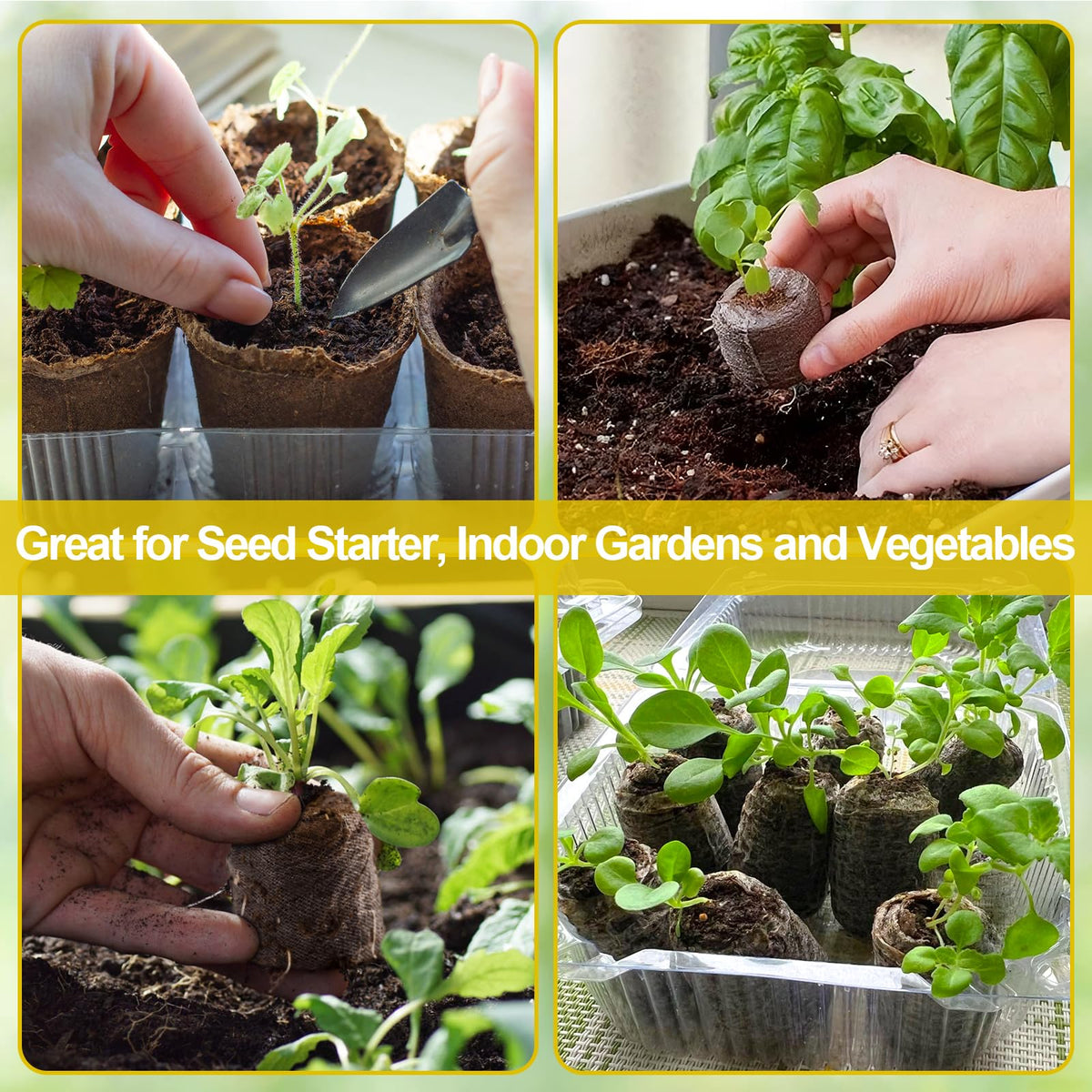 Legigo seed pellets compatible with 1020 trays for seed starting
