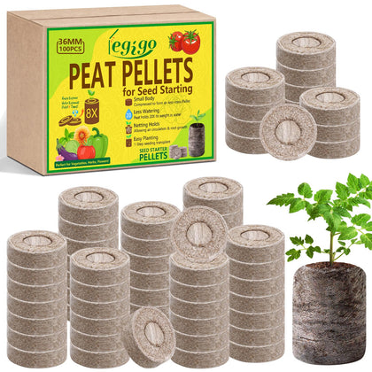 Legigo seed pellets 36mm packaged for easy germination