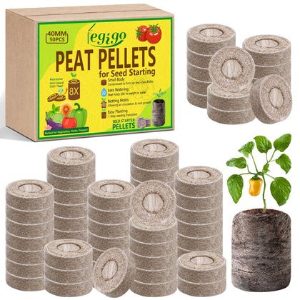 Legigo seed pellets 40mm pack close-up, ideal for quick germination prep.
