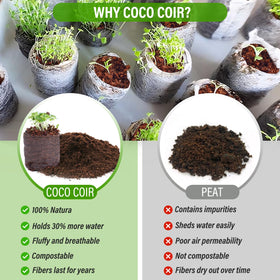 Legigo seed starter pods with protective biodegradable net