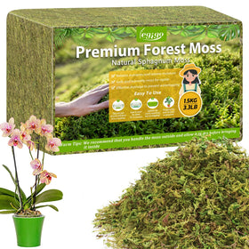 Legigo sphagnum moss brick packaging ready for soaking and use