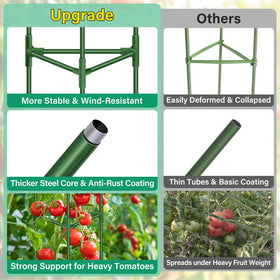 Legigo stable 3-point triangular frame reduces tipping in windy conditions.
