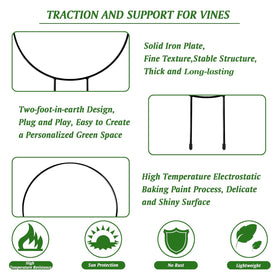 Legigo sun-proof-non-rusting coating keeps trellis durable outdoors.