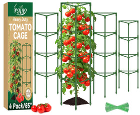 Legigo tomato cage assembly step shows quick setup for stable vertical support