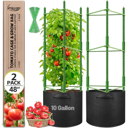 Legigo tomato cages 48in trellis for sturdy vertical support
