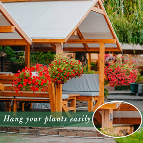 LEIFIDE bird feeder hanger – sturdy hook for feeding stations and garden decor.
