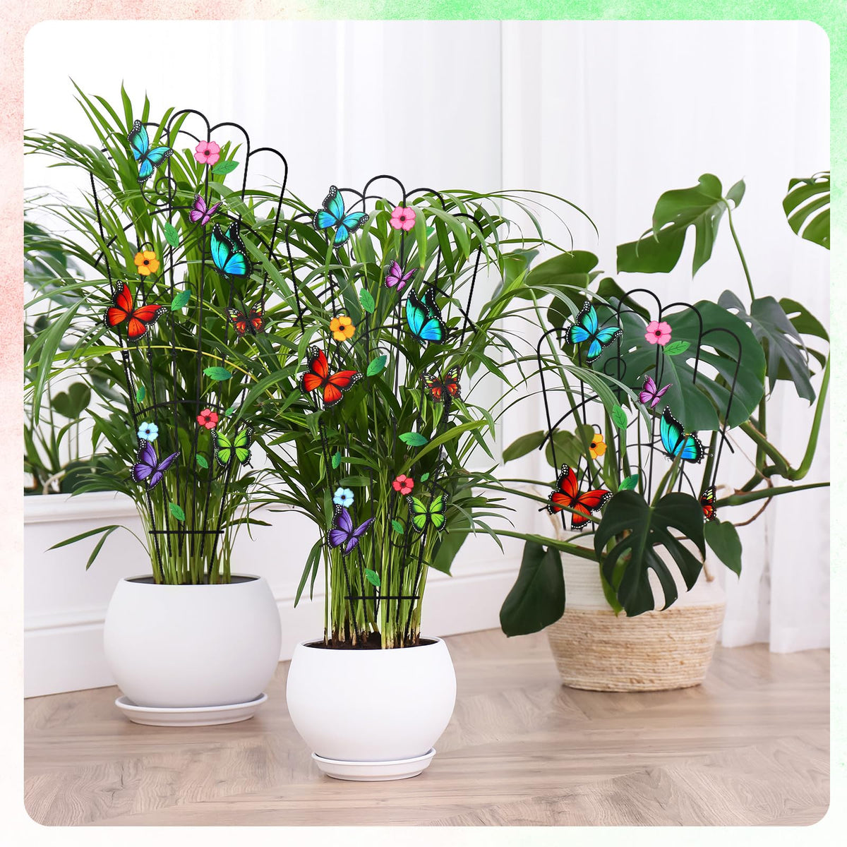 LEIFIDE butterfly trellis 33in interlocking design enables quick installation
