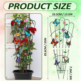 LEIFIDE butterfly trellis 33in rustproof coating withstands outdoor weather
