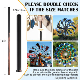 LEIFIDE copper color 22mm tube delivers durable, sturdy support