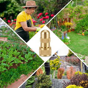 LEIFIDE dual pack nozzle set for gardens, patios, and vehicles