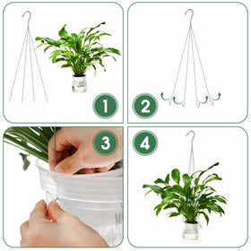 LEIFIDE hanging basket hook – versatile hanger for pots and decorative items.