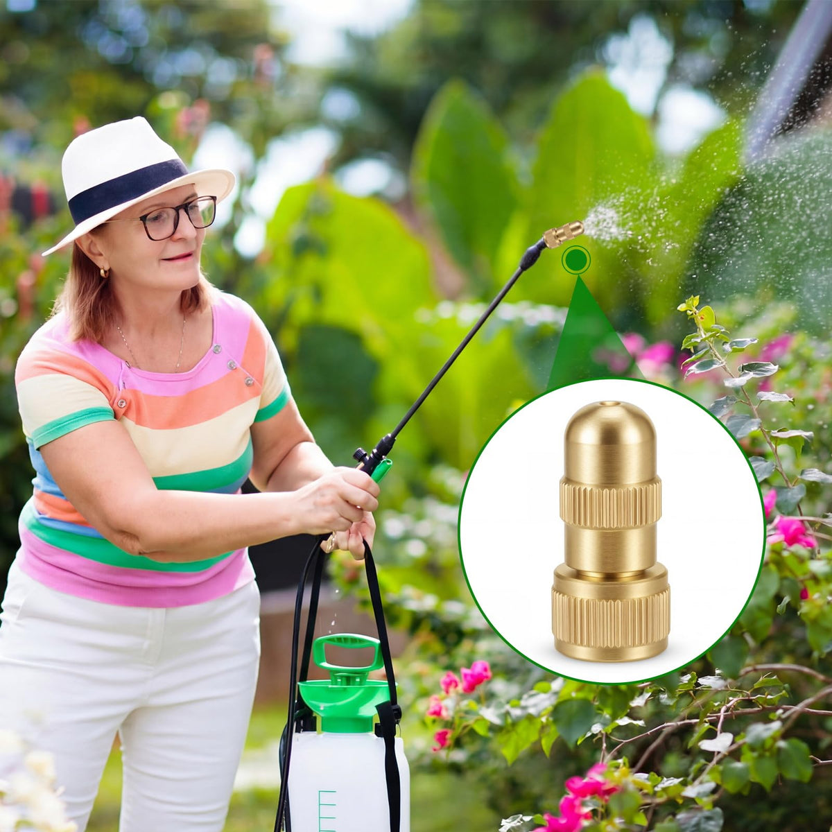 LEIFIDE solid brass construction resists rust for long lasting use
