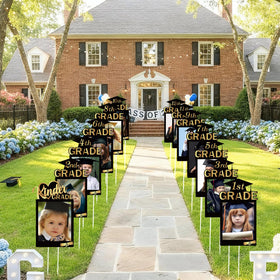 Leinuosen black gold grad sign for premium decor