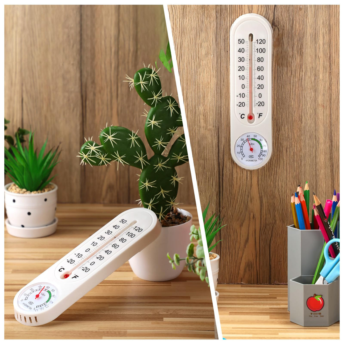 Leinuosen humidity dial helps monitor indoor moisture for plants and comfort