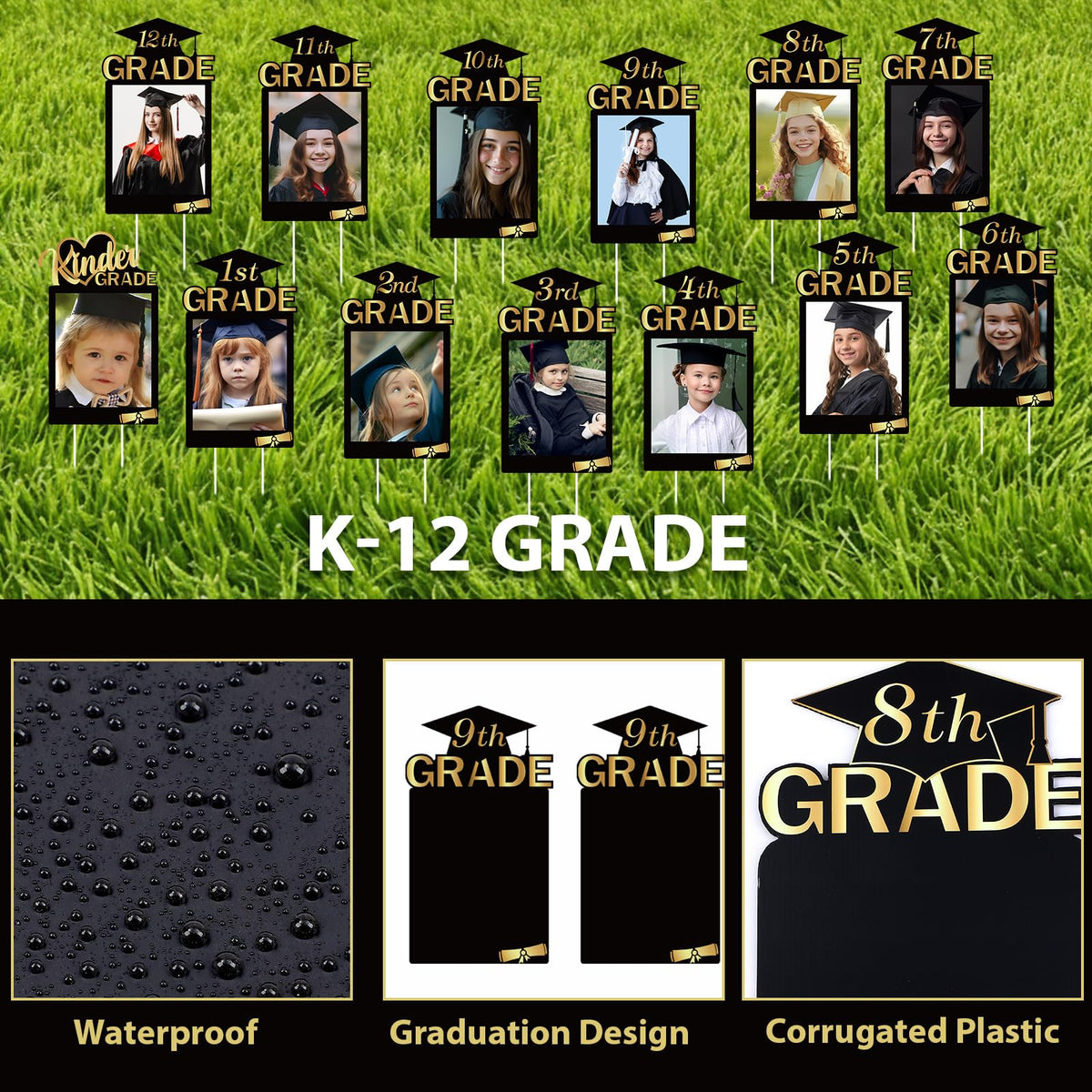Leinuosen K-12 milestone yard sign marks growth journey