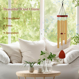 Leinuosen wind chimes are ready to hang, making quick setup easy.