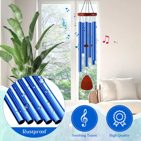 Leinuosen wind chimes memorial gift communicates care with soothing outdoor tones.