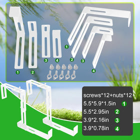 Leinuosen windowsill garden bracket assembly provides stable pot alignment