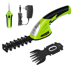 Leisch Life cordless grass shear and hedge trimmer for precise garden trimming.