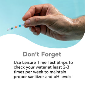 Leisure Time bromine tablets help maintain clear spa water after treatment