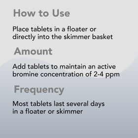 Leisure Time bromine tablets fit all floaters for convenient spa maintenance