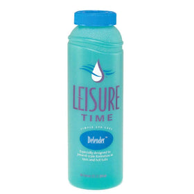 Leisure Time Defender startup application on spa water, protecting surfaces.