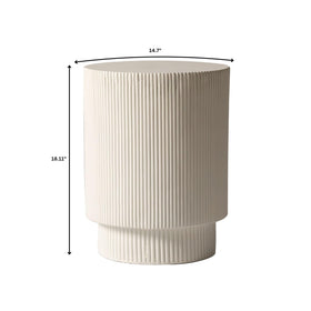 LeisureMod Eden living-room side table complements seating arrangements.
