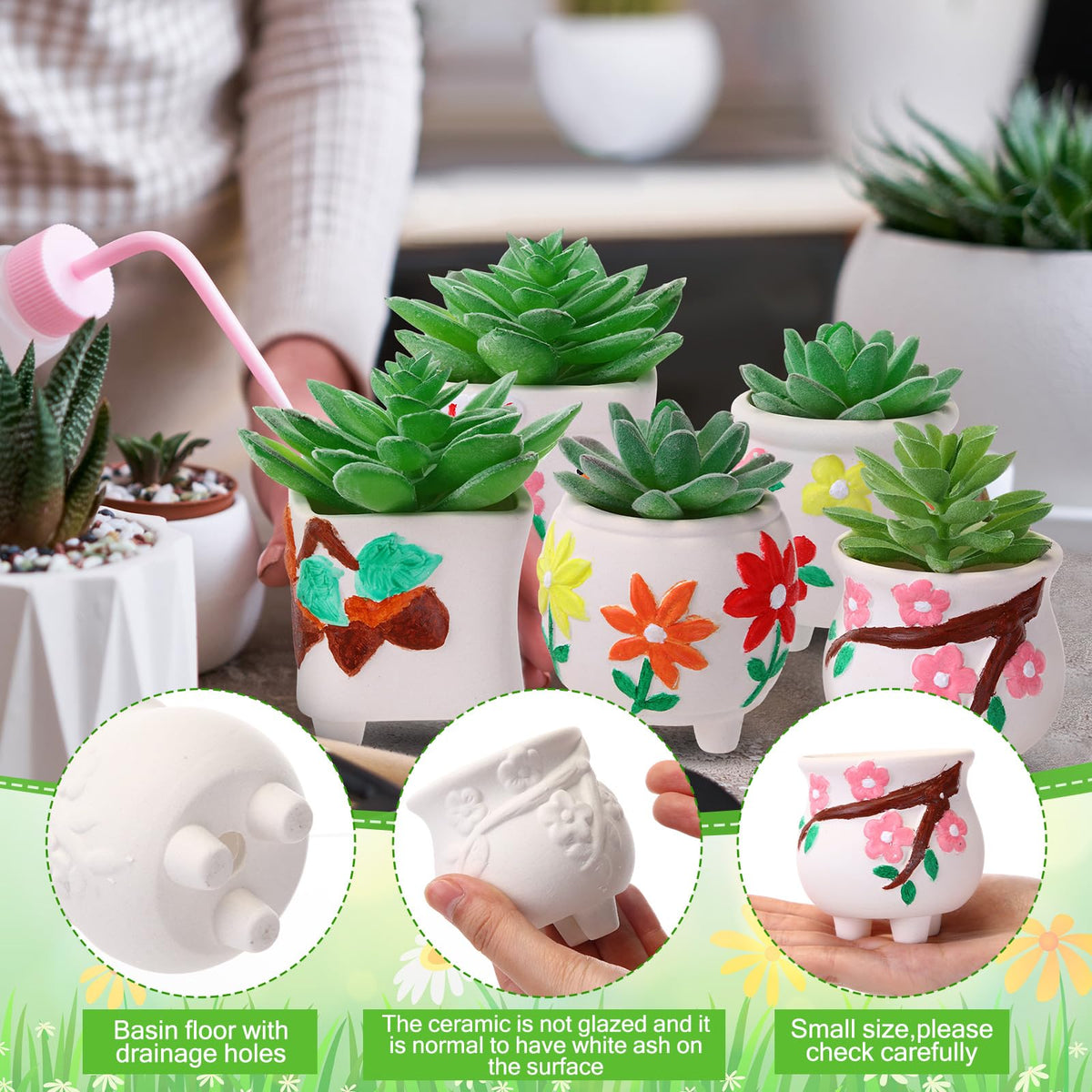 Leitee DIY succulent planter kit ideal for crafts and gifting