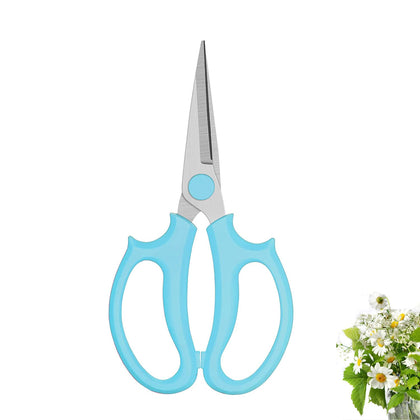 Leize Flower Scissors blade close-up for precise pruning.