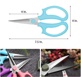 Leize Flower Scissors ergonomic handle for comfortable grip during pruning.