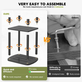 LEJANEOYE two-tier bamboo table demonstrates practical storage and lightweight elegance.