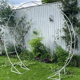 LeJoy Garden ceremony arch enhances garden spaces for climbing plants or decorative accents