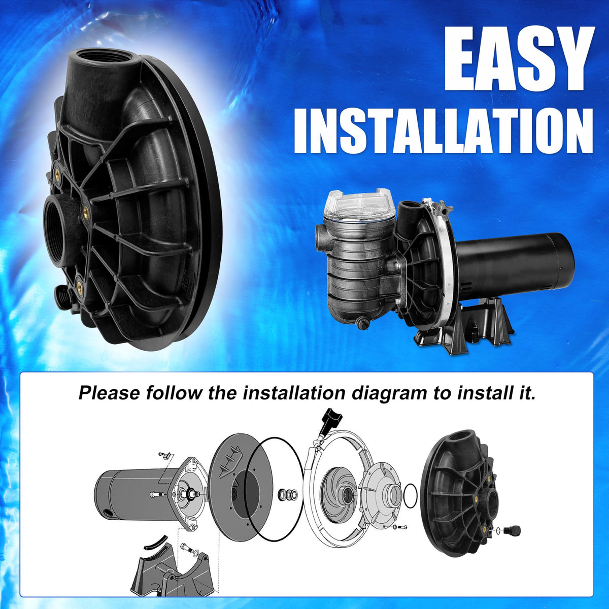 LEJUN C176-47P1 suction gasket; enhanced seal to prevent leaks