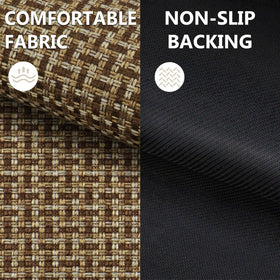 LEKEEPGO absorbent polyester door mat keeps entryway dry and tidy