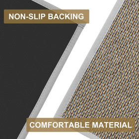LEKEEPGO door mat features non-slip backing for safe steps.
