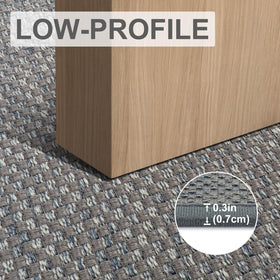 LEKEEPGO door mat rubber backing provides reliable traction and stay-put safety.