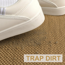 LEKEEPGO door mat washable close-up demonstrates easy cleaning and care.