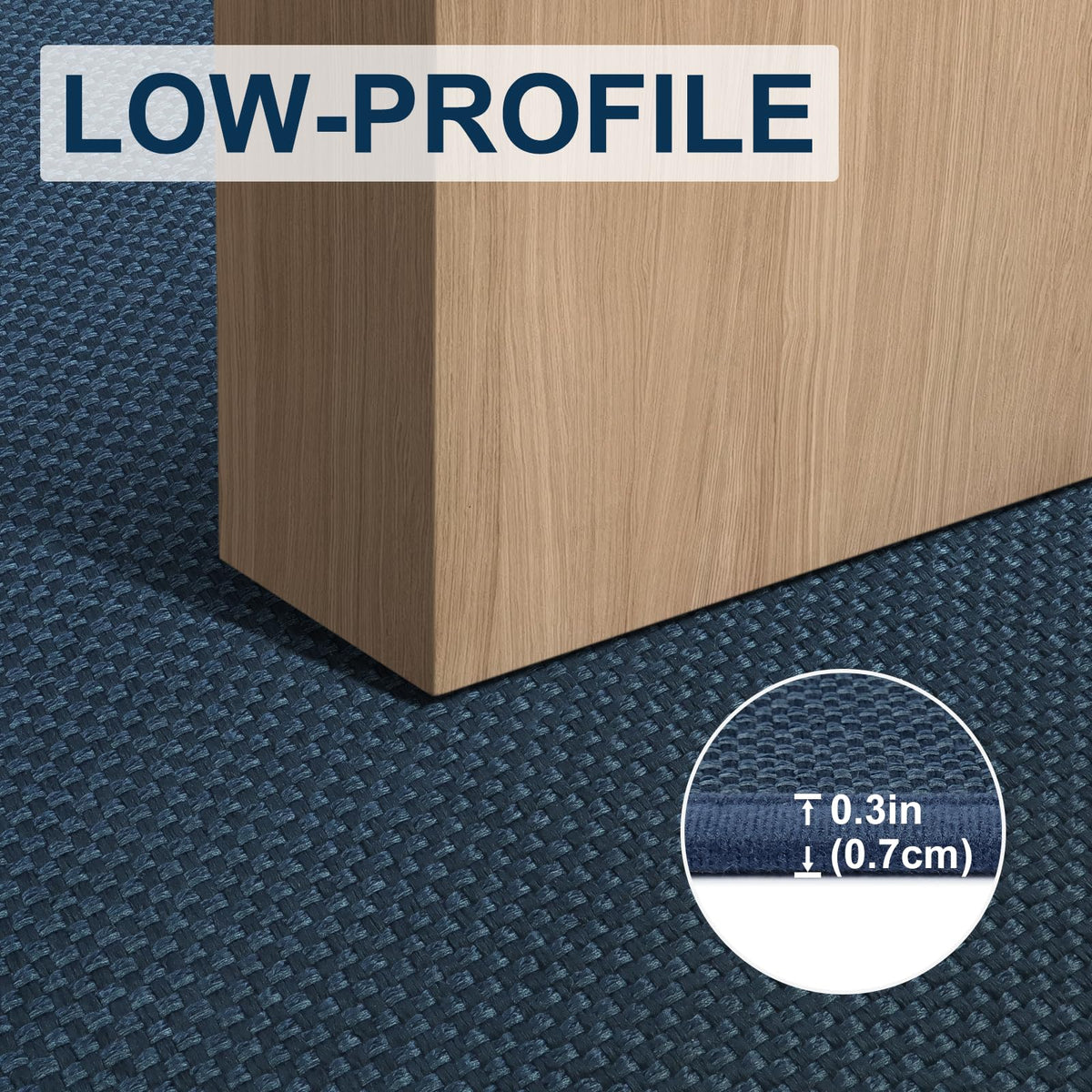 LEKEEPGO easy-clean door mat: shake, vacuum, rinse and air-dry.