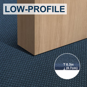 LEKEEPGO easy-clean door mat: shake, vacuum, rinse and air-dry.