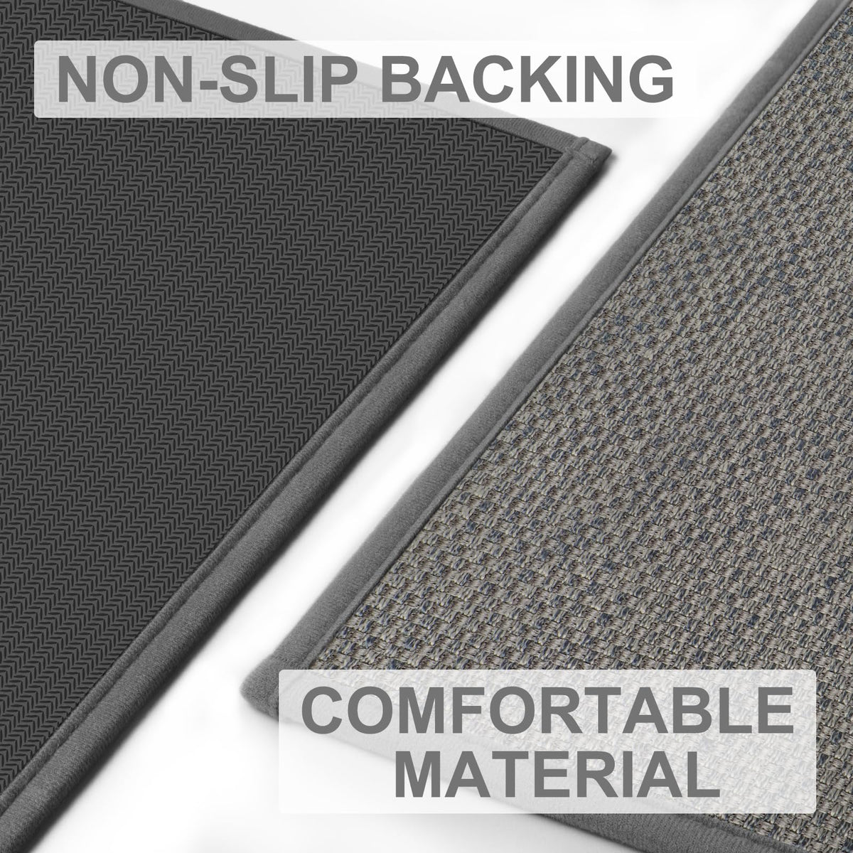 LEKEEPGO entryway mat absorbs moisture and dirt to protect floors.