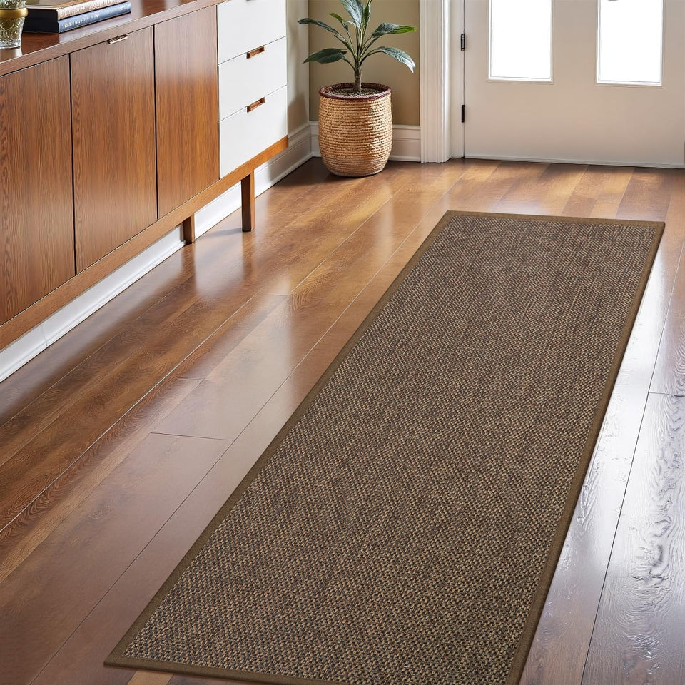 LEKEEPGO long door mat 24x59 with absorbent surface for rainy entrances.