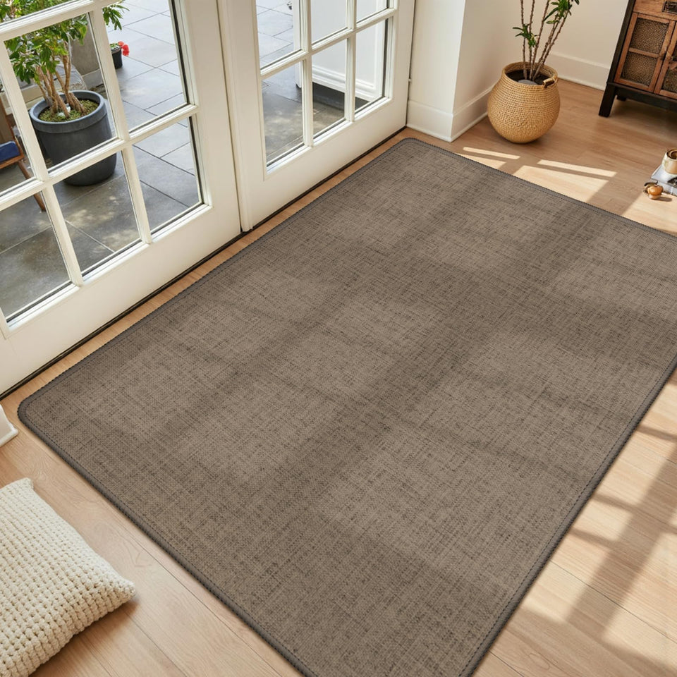 LEKEEPGO Ultra Thin Door Mat at the front entrance with non-slip backing for safety