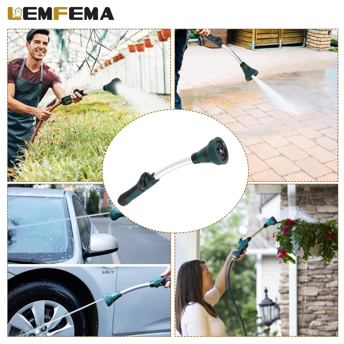 Lemfema wand gasket seal prevents leaks during use