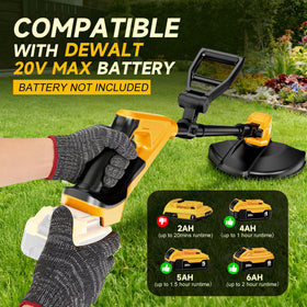 Lemolifys 3-in-1 weed wacker with wheel for versatile trimming and edging precision